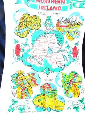 Northern Ireland Linen Tea Towel.